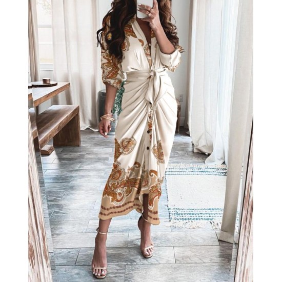 women's floral dress HE1601-01-01 women's floral dress HE1601-01-01