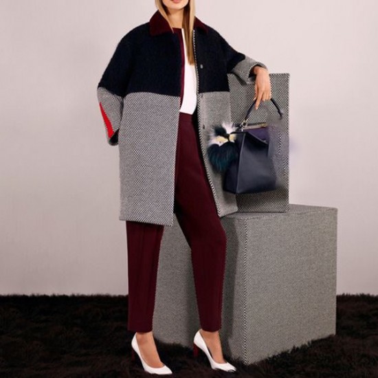 Straight style outer sweater jacket HF0901-02-01 Straight style outer sweater jacket HF0901-02-01